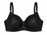 Premium Textured Full Coverage Comfort Bra with Adjustable Straps - TCBAS05