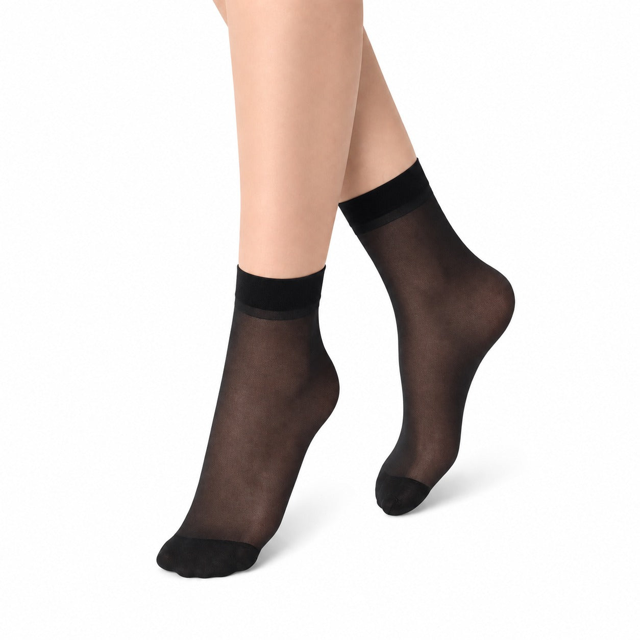 Invisible-Fit Sheer Ankle Socks ( Short Socks) - 302 (4- Set)
