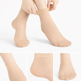Invisible-Fit Sheer Ankle Socks ( Short Socks) - 302 (4- Set)