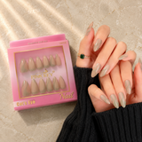 Pink Key High-End Wearable Nail Art #01 - PK24091 (12 Pcs)