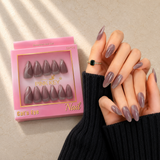 Pink Key High-End Wearable Nail Art #01 - PK24091 (12 Pcs)