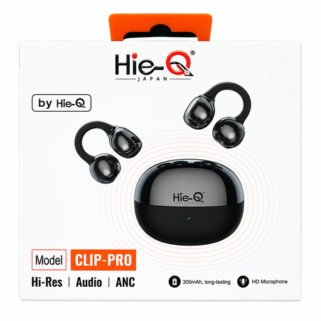 Hie-Q Japan Open-Ear Clip-On True Wireless Earbuds - Clip-Pro