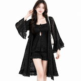 Women’s Floral Lace Ruffle Cover-Up Set - M3224
