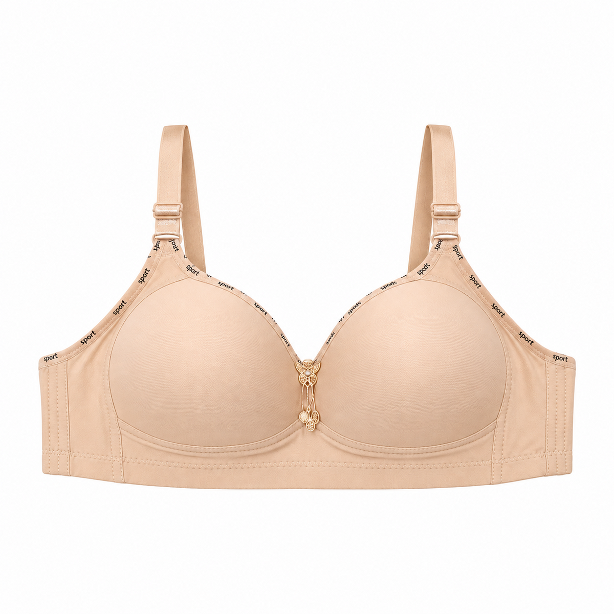 Women’s Full Coverage Padded Sports Bra with Adjustable Straps - 2204