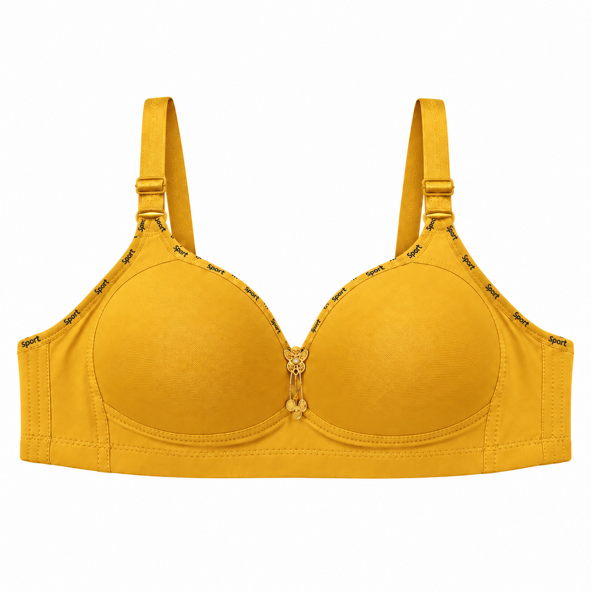 Women’s Full Coverage Padded Sports Bra with Adjustable Straps - 2204