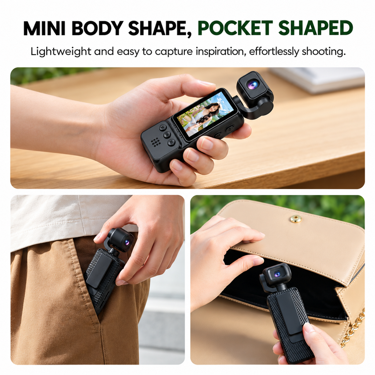 Portable Full HD Pocket Camera -  DV08