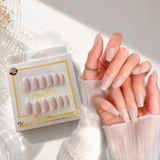 Pink Key High-End Wearable Nail Art - PK24164 (12 Pcs)