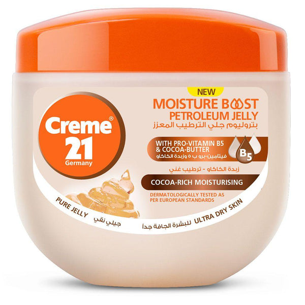 Creme 21 Cocoa-Rich Moisturizing Petroleum Jelly For Ultra Dry Skin 300ml - Pinoyhyper