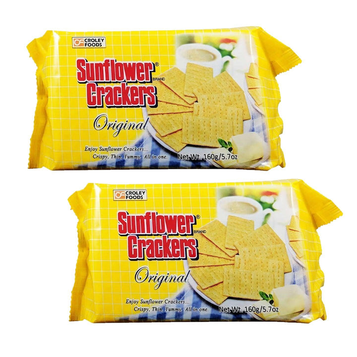 Croley Food Sunflower Crackers Original Pack 160gm (1+1) Offer - Pinoyhyper