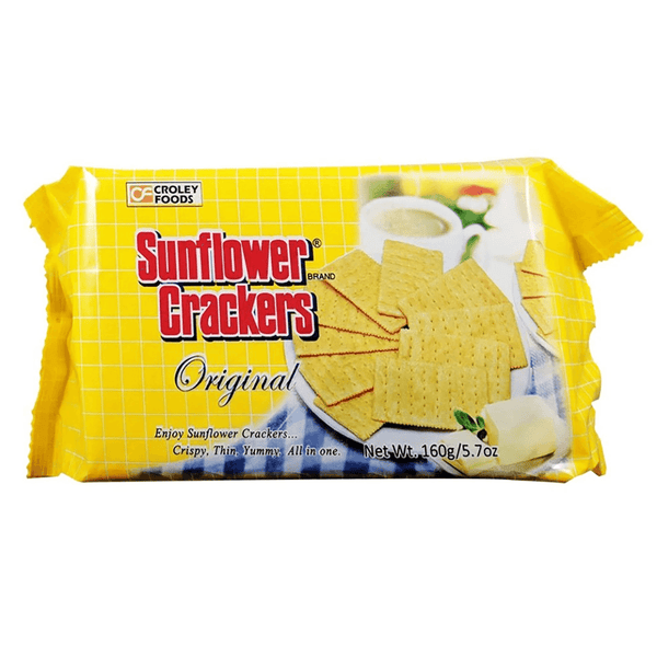 Croley Food Sunflower Crackers Original Pack 160gm - Pinoyhyper