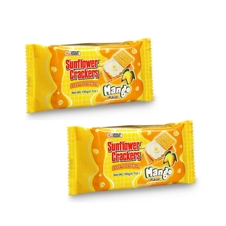 Croley Foods Sunflower Crackers Mango Flavor 190g (1+1) Offer - Pinoyhyper