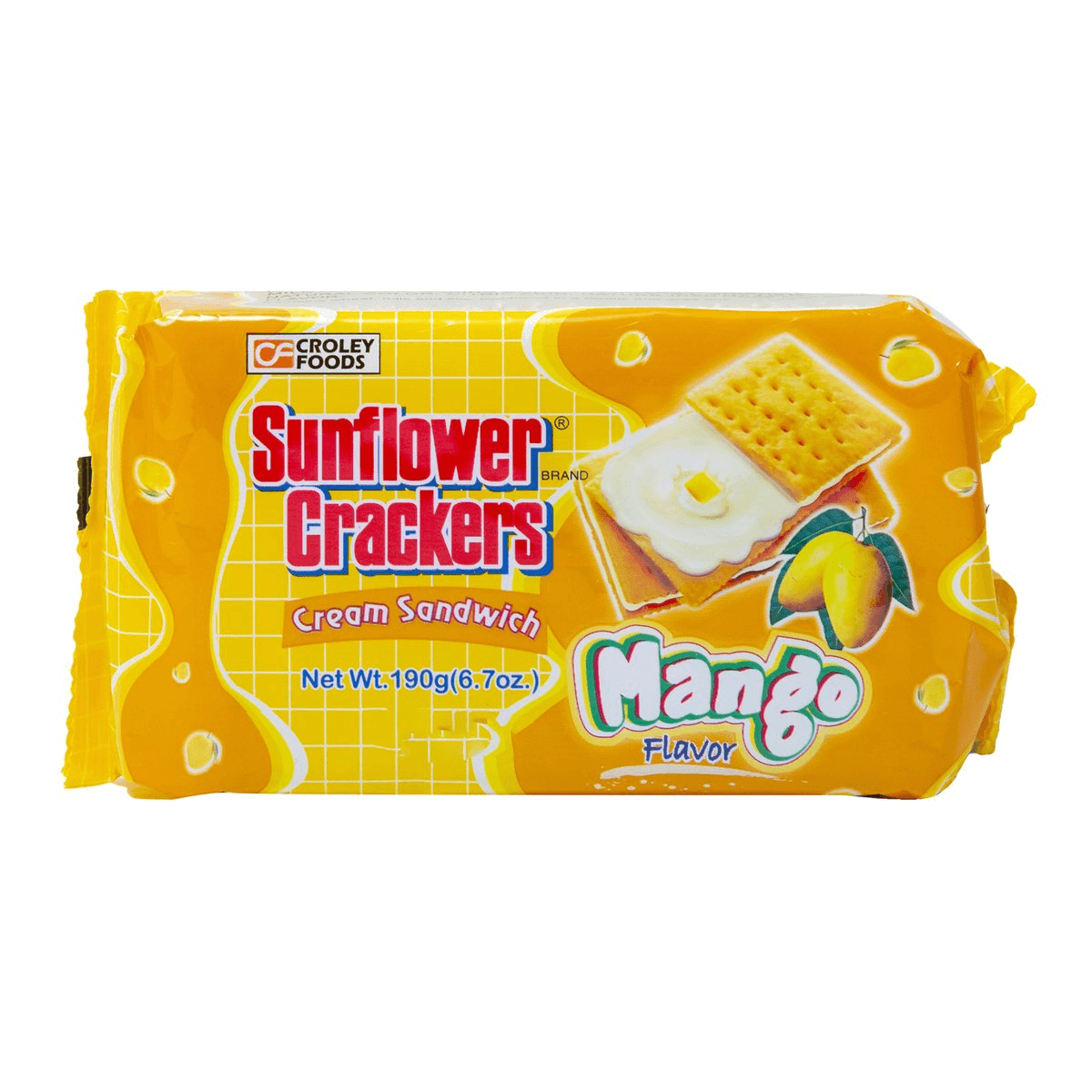 Croley Foods Sunflower Crackers Mango Flavor 190g - Pinoyhyper