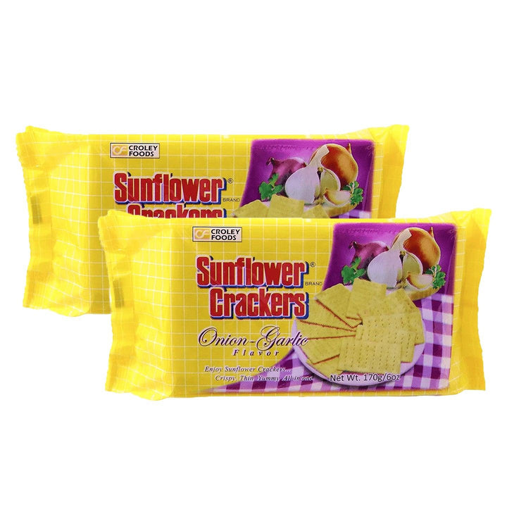 Croley Foods Sunflower Crackers Onion-Garlic Flavor - 170g (1+1) Offer - Pinoyhyper