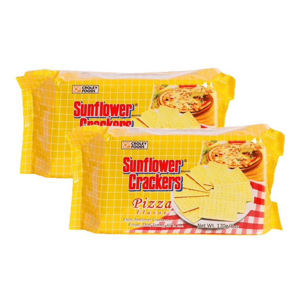 Croley Foods Sunflower Crackers Pizza Flavor - 170g (1+1) Offer - Pinoyhyper