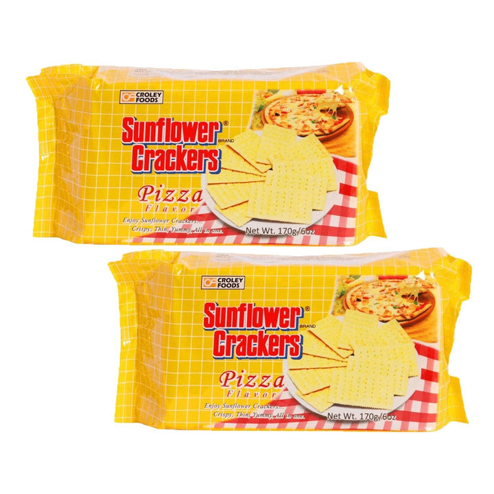 Croley Foods Sunflower Crackers Pizza Flavor - 170g (1+1) Offer - Pinoyhyper