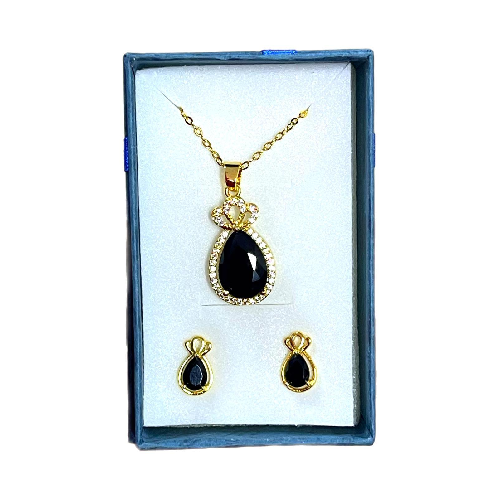 Crystal Stone Necklace Set Exquisite multi-color Gift Set Jewelry - 748513 - Pinoyhyper