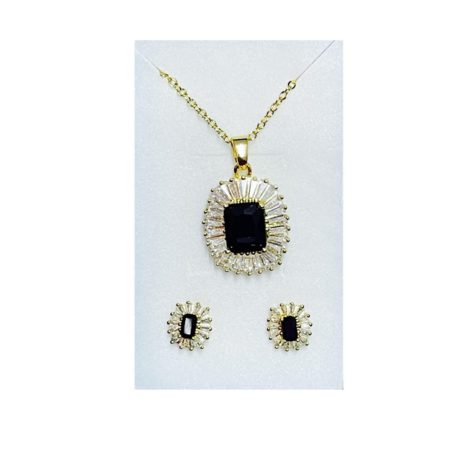 Crystal Stone Necklace Set Exquisite multi-color Gift Set Jewelry - 842152 - Pinoyhyper