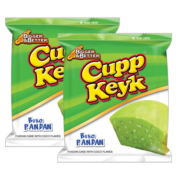 Cupp Keyk Buko Pandan Pack - 2 Pcs x 340g (Combo) - Pinoyhyper