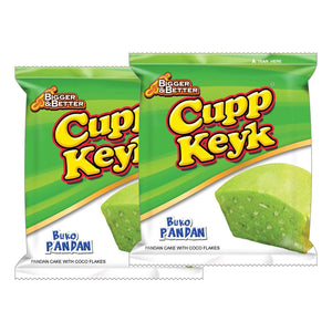 Cupp Keyk Buko Pandan Pack - 2 Pcs x 340g (Combo) - Pinoyhyper