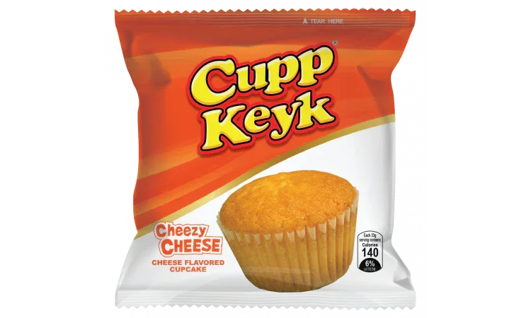 Cupp Keyk Cheezy Cheese Flavored Cupcake 10x34g