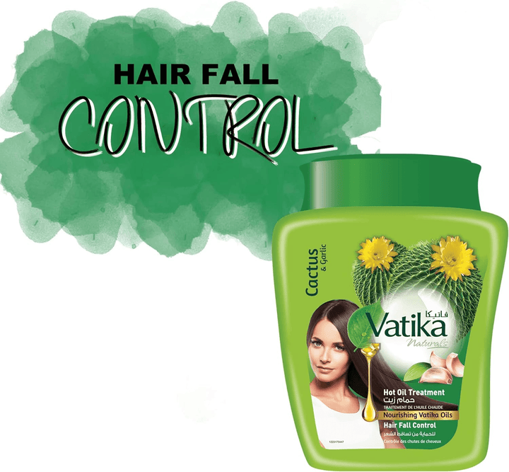 Dabur Vatika Cactus & Garlic Hot Oil Treatment Hair Fall Control - 500g - Pinoyhyper