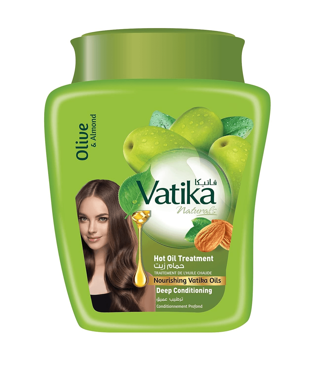Dabur Vatika Olive & Almond Hot Oil Treatment Deep Conditioning 500g