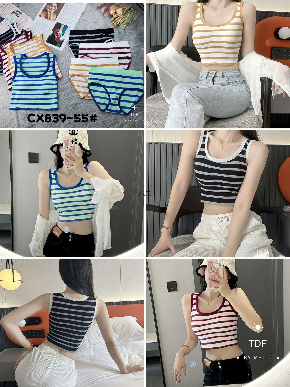 Designer Sports Bra and Panty Set Free Size - 839-55 - Pinoyhyper