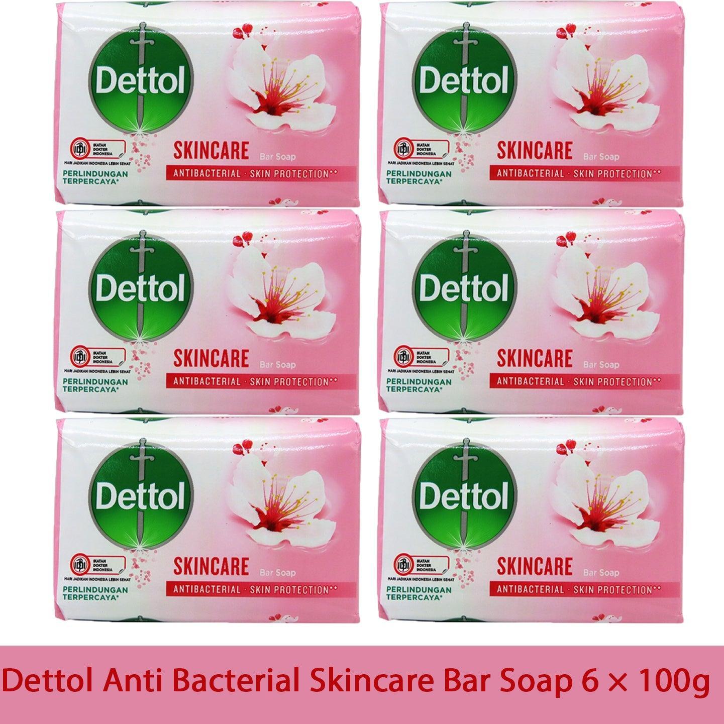 Dettol Anti Bacterial Skincare Bar Soap 6 × 100g - Pinoyhyper