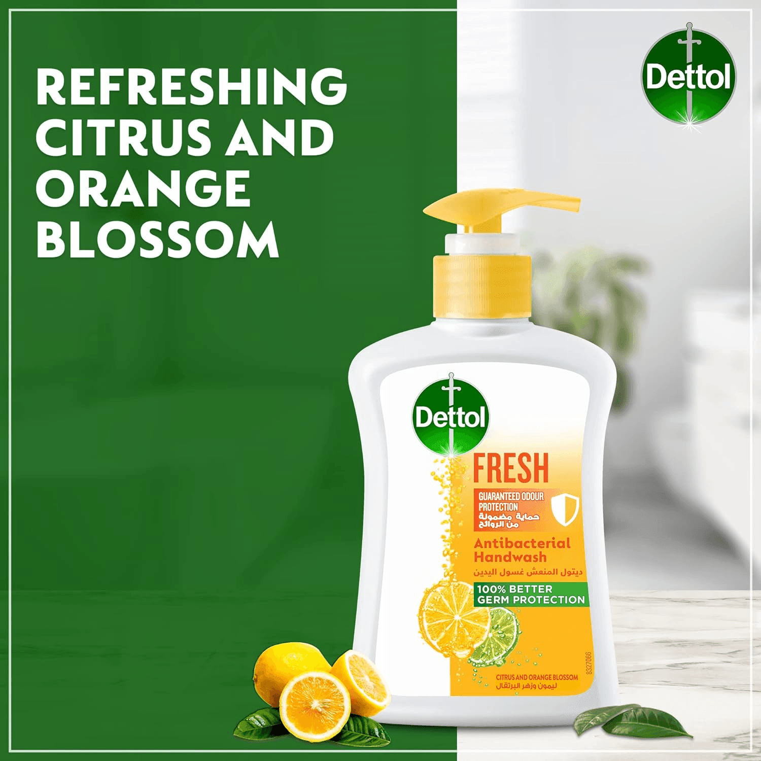 Dettol Citrus & Orange Blossom Antibacterial Hand Wash - 2 x 200ml - Pinoyhyper