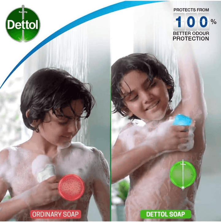 Dettol Cool Anti-Bacterial Bathing Soap Bar 6 × 100g - Pinoyhyper
