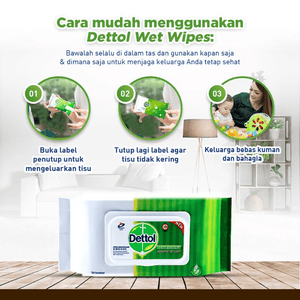 Dettol Original Anti Bacterial Wet Wipes - 50s - Pinoyhyper