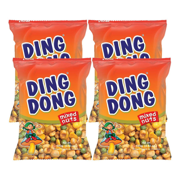 Ding Dong Snack Mix Nuts 100gm - dingdong (3+1) Offer - Pinoyhyper