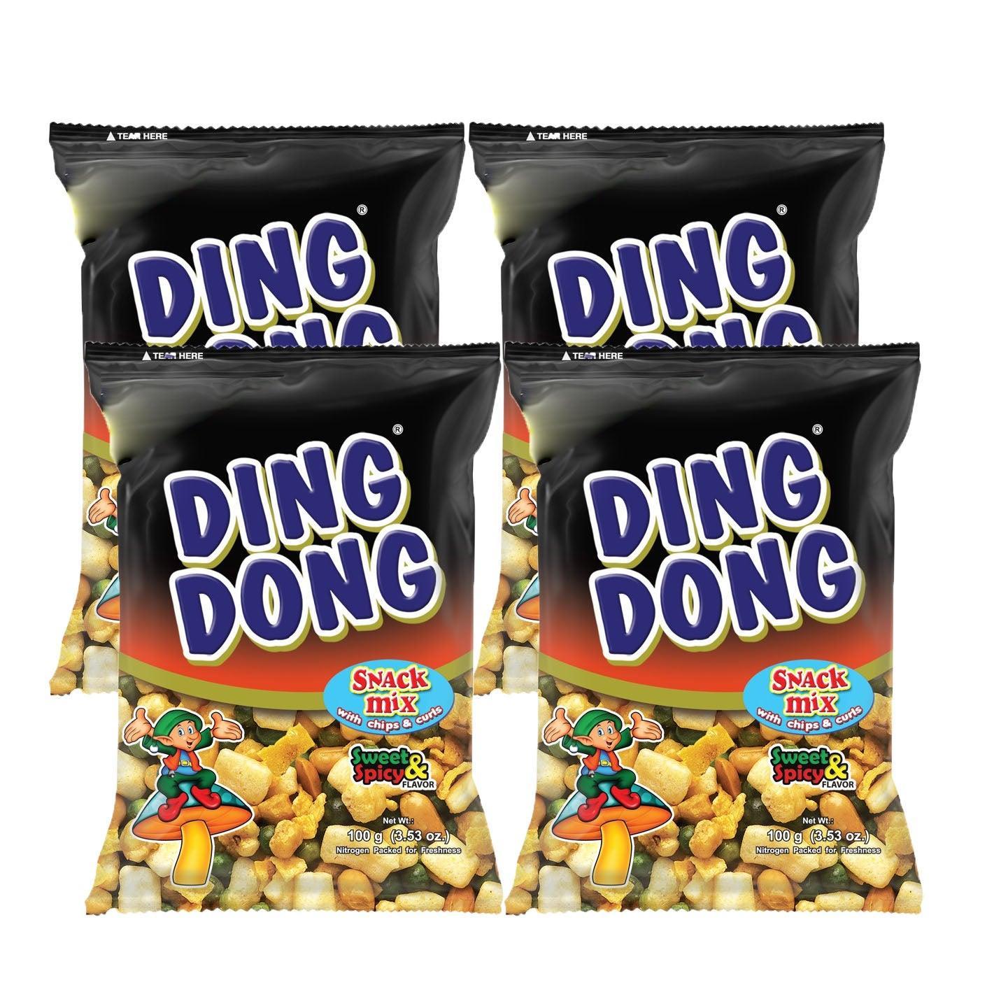 Ding Dong Sweet & Spicy Snack Mix 100gm dingdong (3+1) Offer – Pinoyhyper