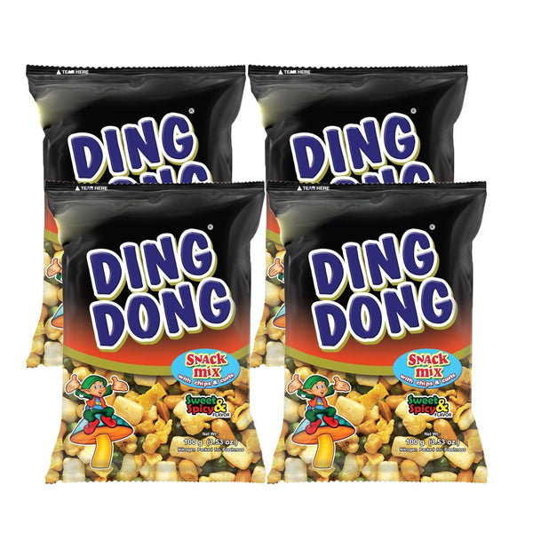 Ding Dong Sweet & Spicy Snack Mix 100gm dingdong (3+1) Offer - Pinoyhyper