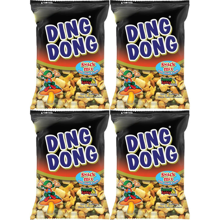 Ding Dong Sweet & Spicy Snack Mix 100gm dingdong (3+1) Offer - Pinoyhyper