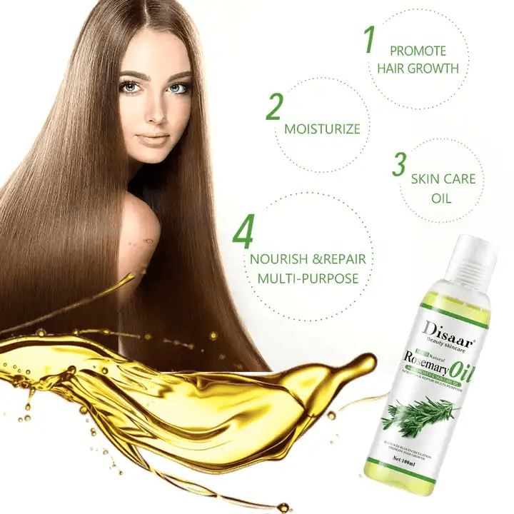 Disaar 100% Natural Rosemary Hair Growth & Skin Care Oil - 100ml - Pinoyhyper