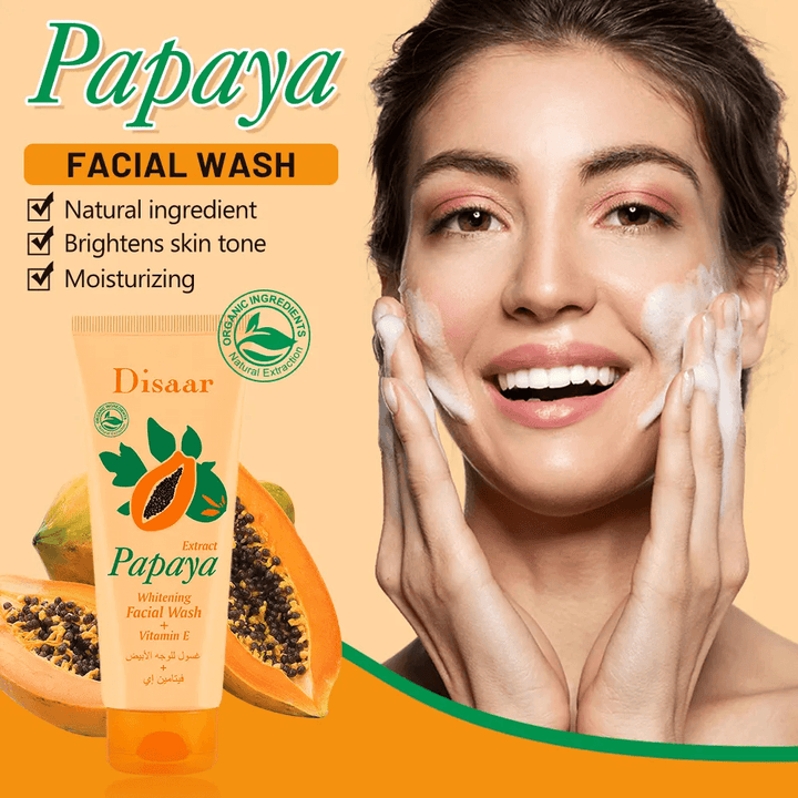 Disaar Papaya Extract Vitamin E Whitening Facial Wash - 100g - Pinoyhyper