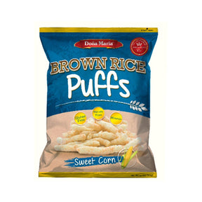 Donna Maria Brown Rice Puffs Sweet Corn Flavor - 60g - Pinoyhyper