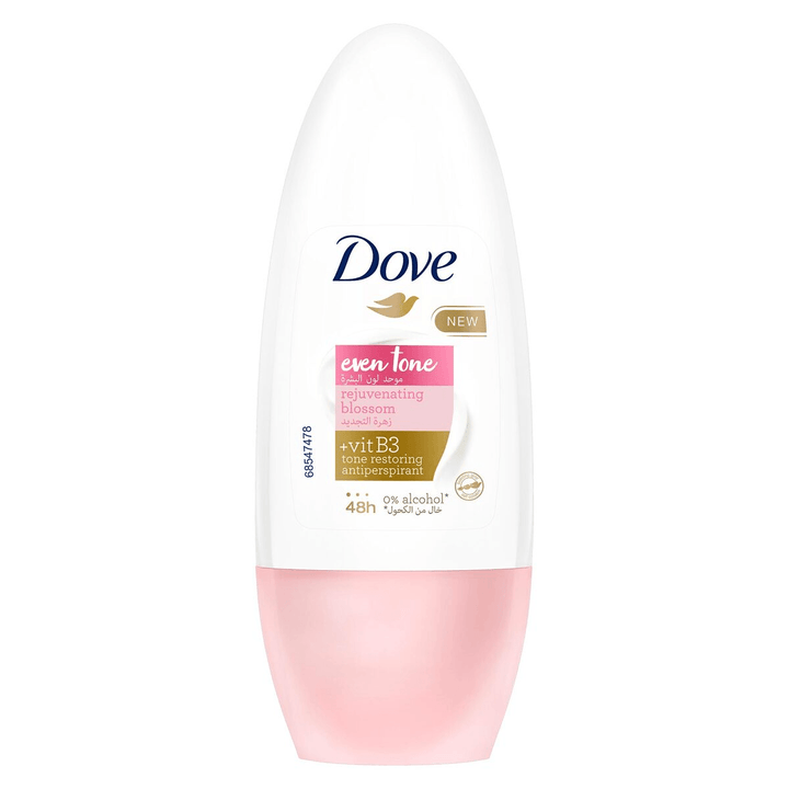 Dove Even Tone Rejuvenating Blossom Anti-Perspirant Deodorant Roll On - 50ml - Pinoyhyper