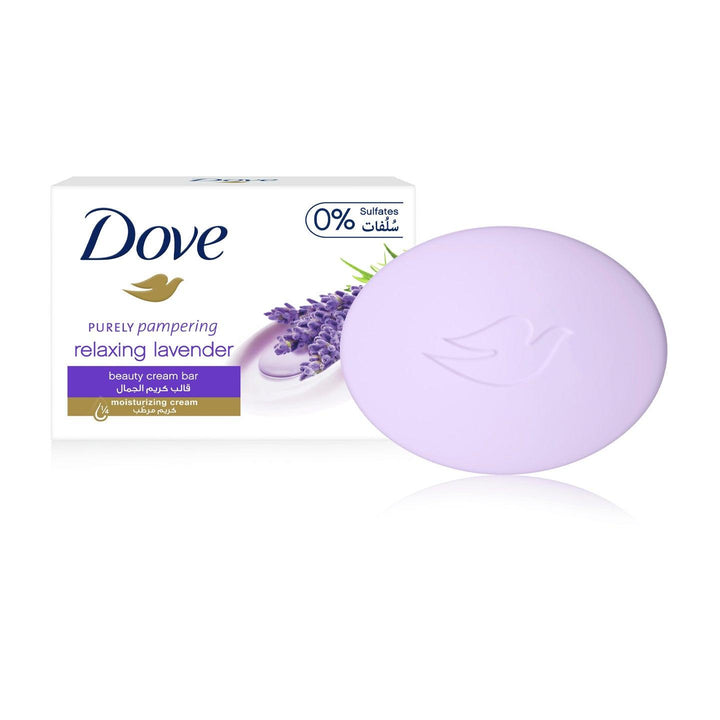 Dove Relaxing Lavender Beauty Cream Bar Soap - 4 × 135g (Offer) - Pinoyhyper