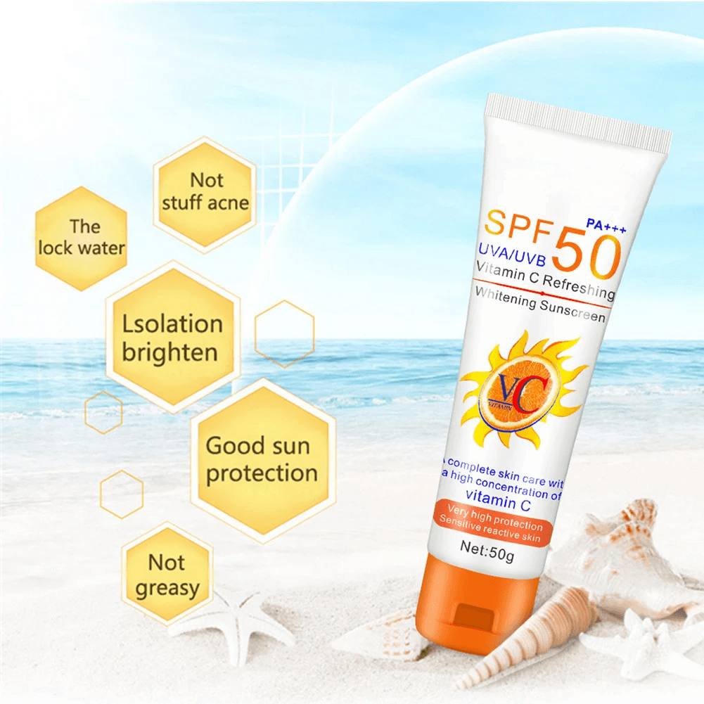 Disaar Vitamin C Refreshing Brightening Sunscreen SPF 50 - 50g