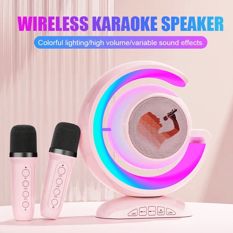 Light Show Karaoke Portable Wireless Speaker Cl-110