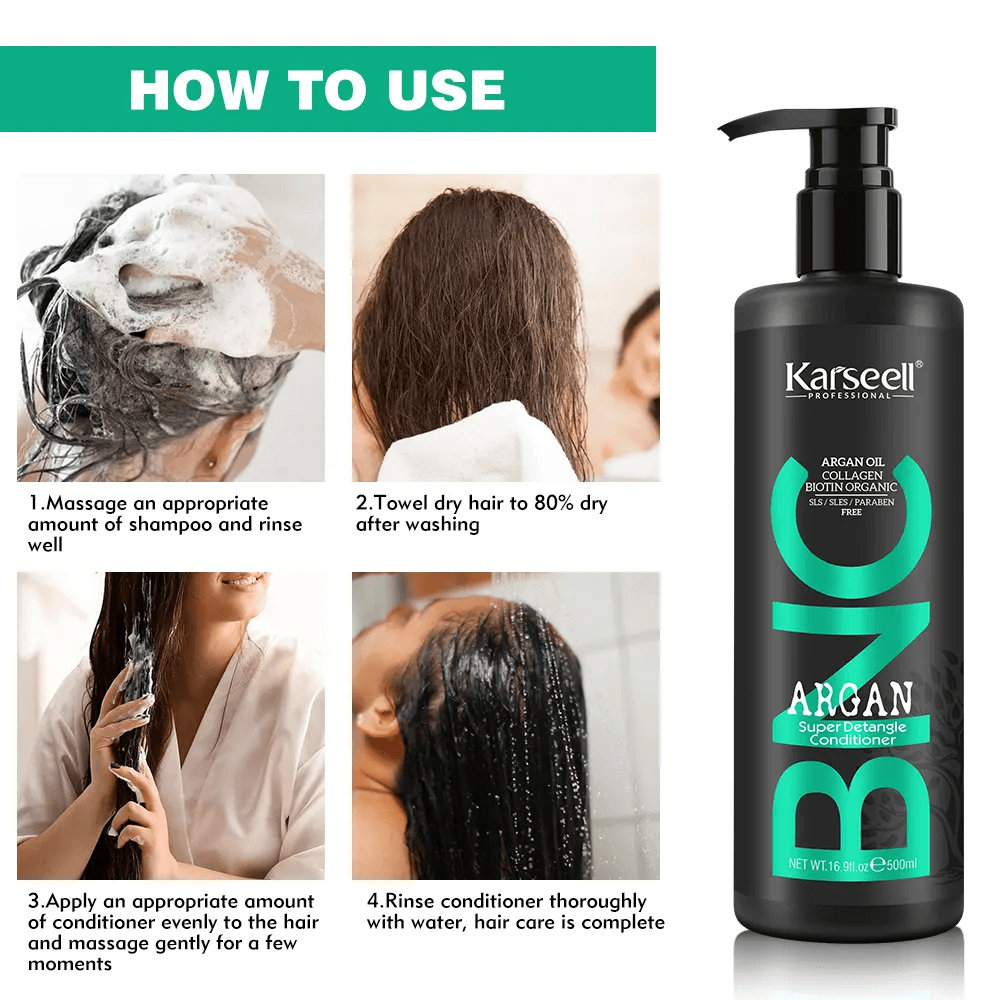 Karseell BNC Argan Super Detangle Conditioner - 500ml
