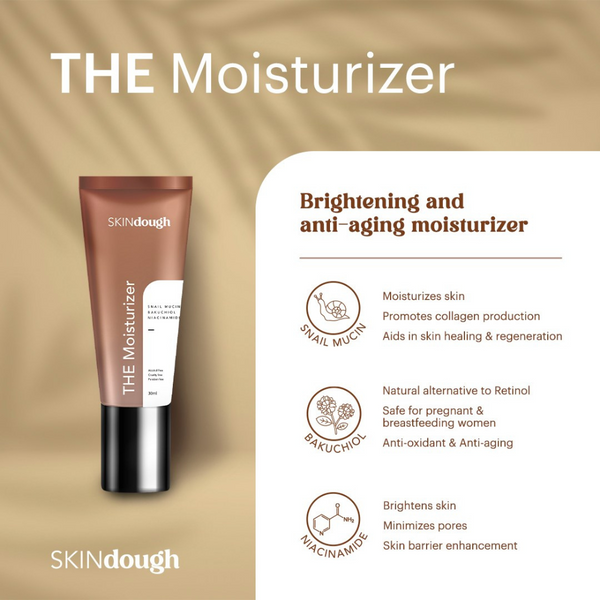 SKIN dough The Moisturizer (Snail Mucin Bakuchiol Niacinamide) - 30ml