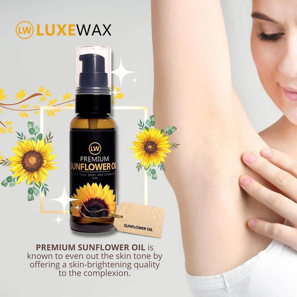 Luxe Wax Premium Sunflower Oil - 50ml