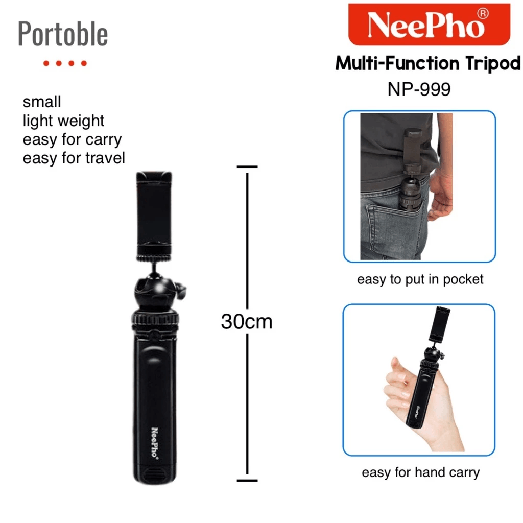 حامل ثلاثي القوائم متعدد الوظائف من NeePho NP-999