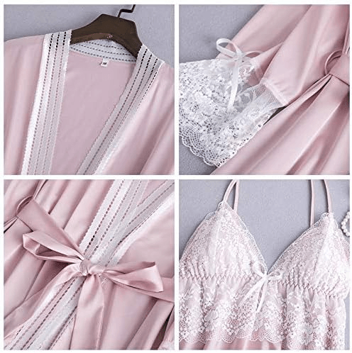 Yanni By Women's Sleepwear Silk Pajama Set - 4040