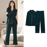 Women's Soft Cotton Long Sleeve Pajamas Set - 7503