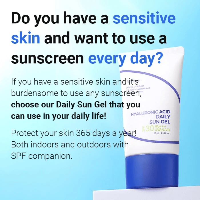 Isntree Hyaluronic Acid Daily Sun Gel SPF 30 PA+++ - 50ml