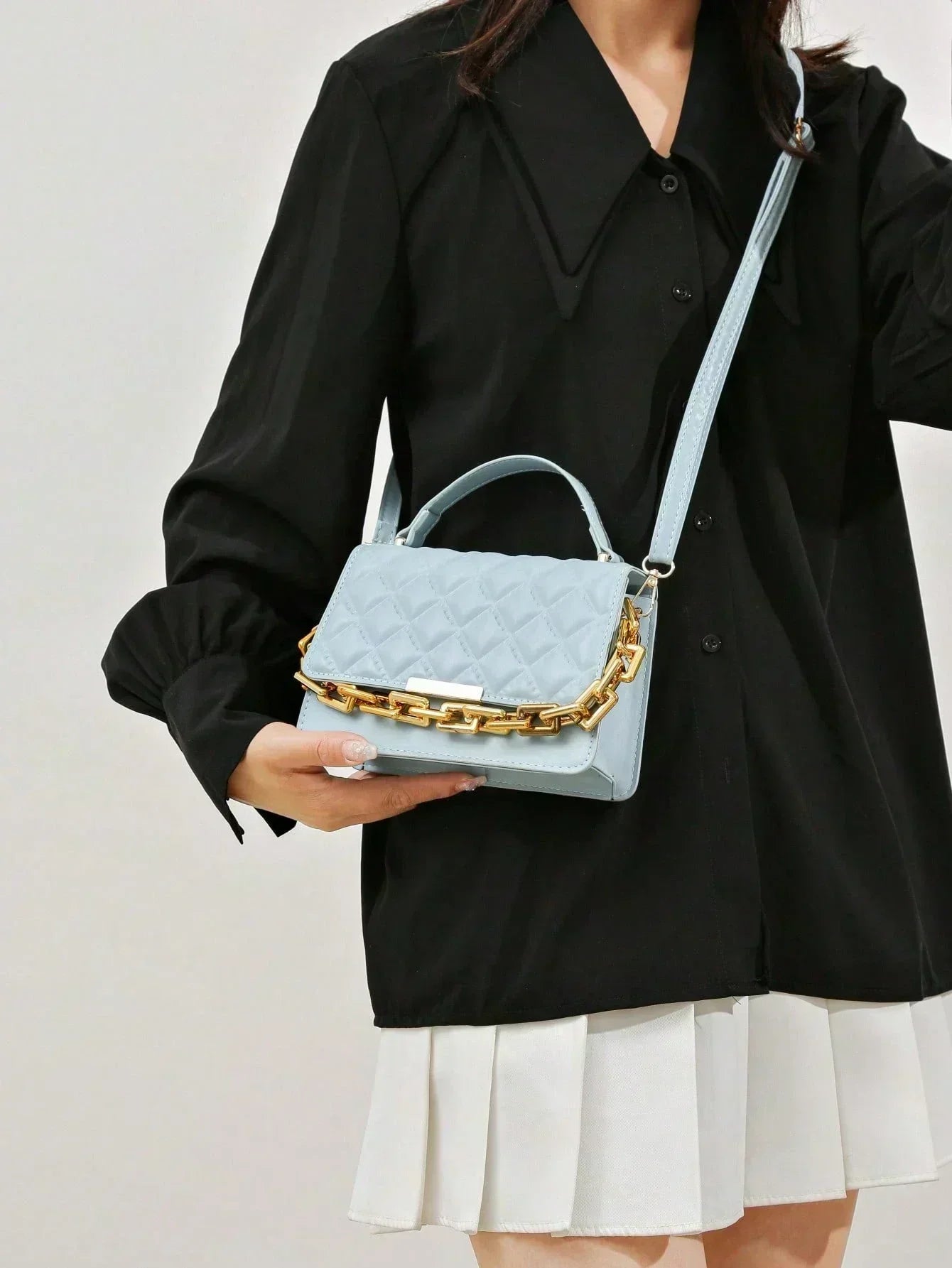 Women's Luxury Fashionable Crossbody Bag - 9876